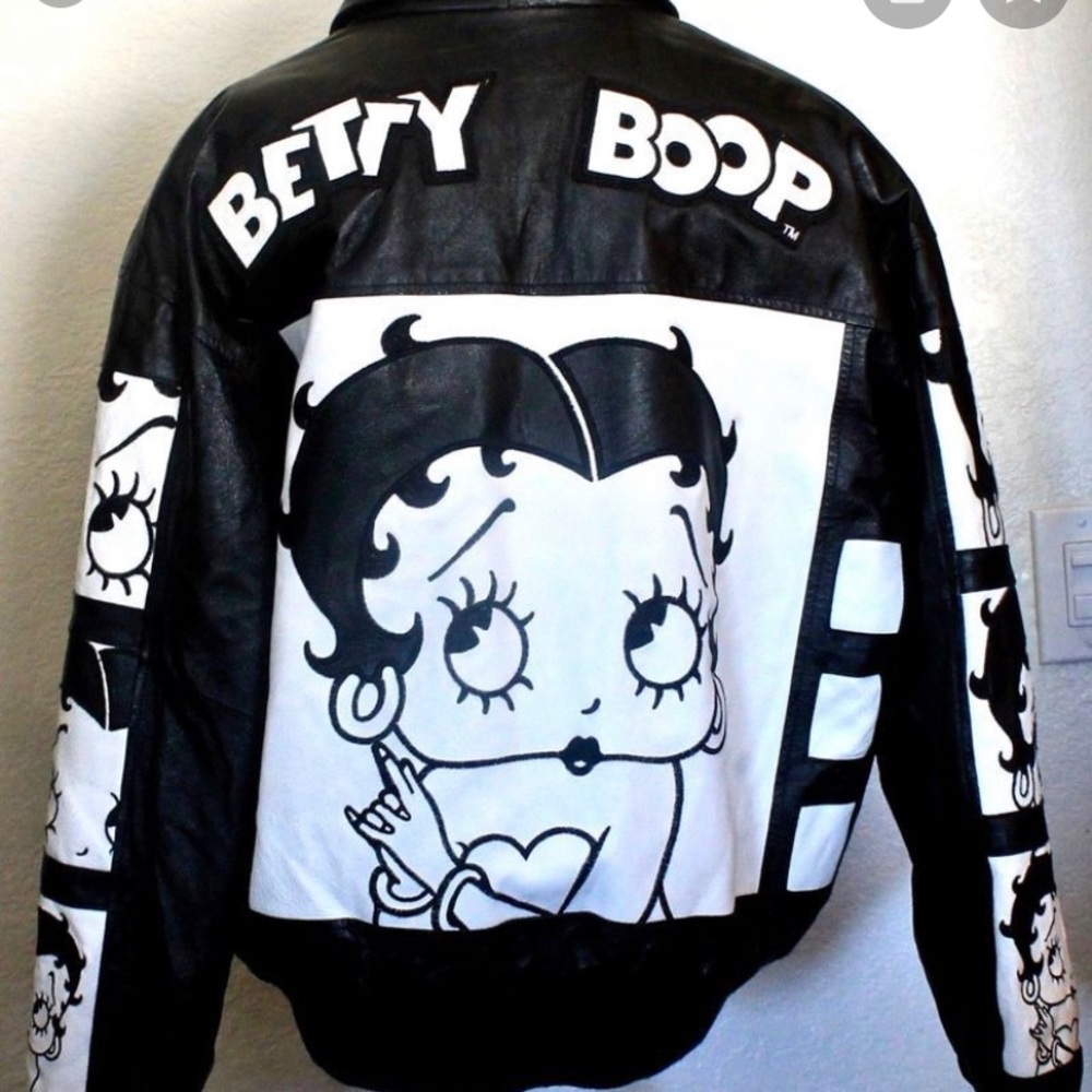 Betty Boop Leather Jacket Sz M